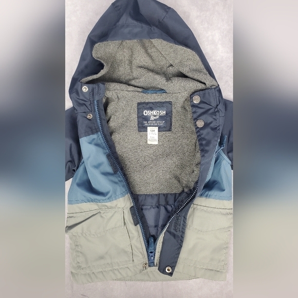 Carters Baby Windbreaker Jacket lightweight lined Size 12 Month - Picture 3 of 13